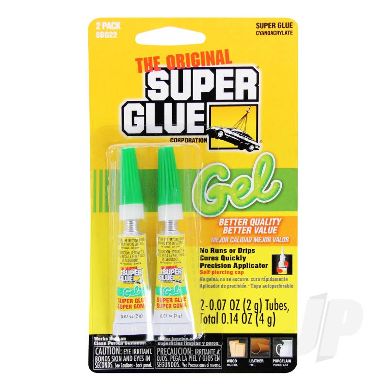 Super Glue Super Glue Gel 2-Pack (2x 0.07oz, 2g) SUPSGG22