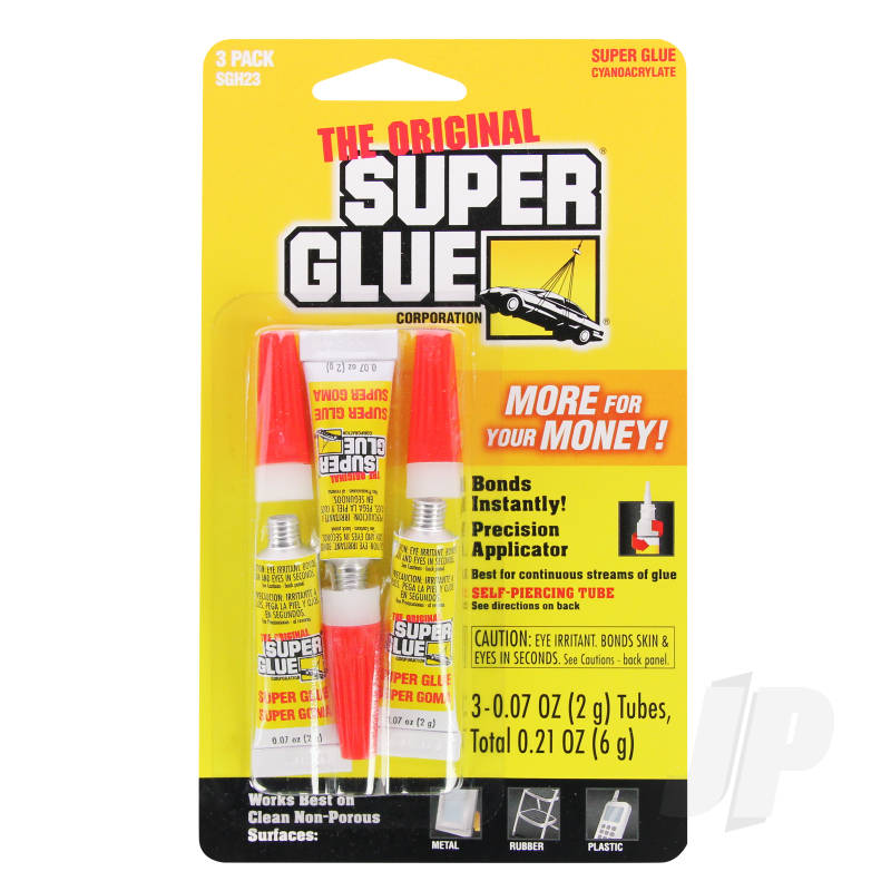 Super Glue Super Glue 3-Pack (3x 0.07oz, 2g) SUPSGH23