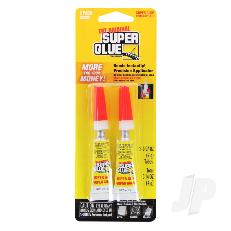 Super Glue Super Glue 2-Pack Small Card (2x 0.07oz, 2g) SUPSGM22