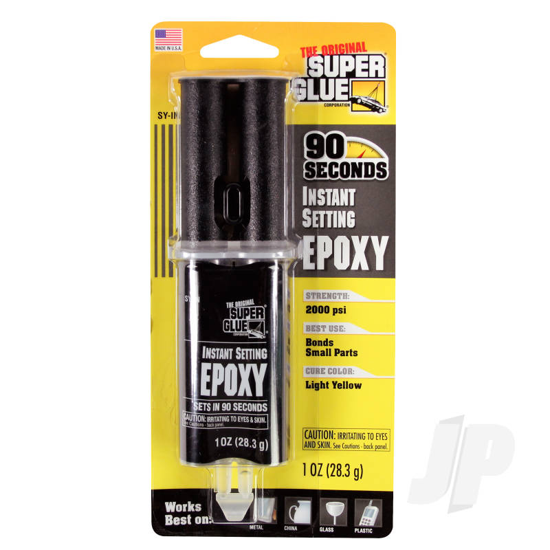 Super Glue 90 Second Instant Setting Epoxy (1oz, 28.3g) SUPSY-IN