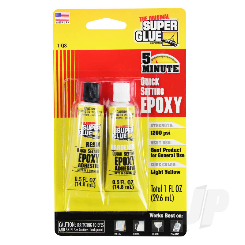 Super Glue 5 Minute Quick Setting Epoxy (1fl oz, 29.6ml) SUPT-QS