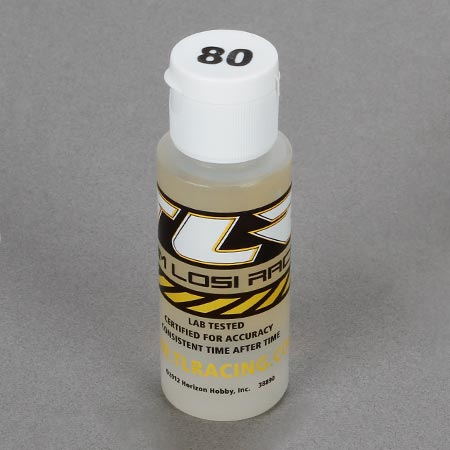 TLR Silicone Shock Oil 80 weight 2oz Bottle TLR74016
