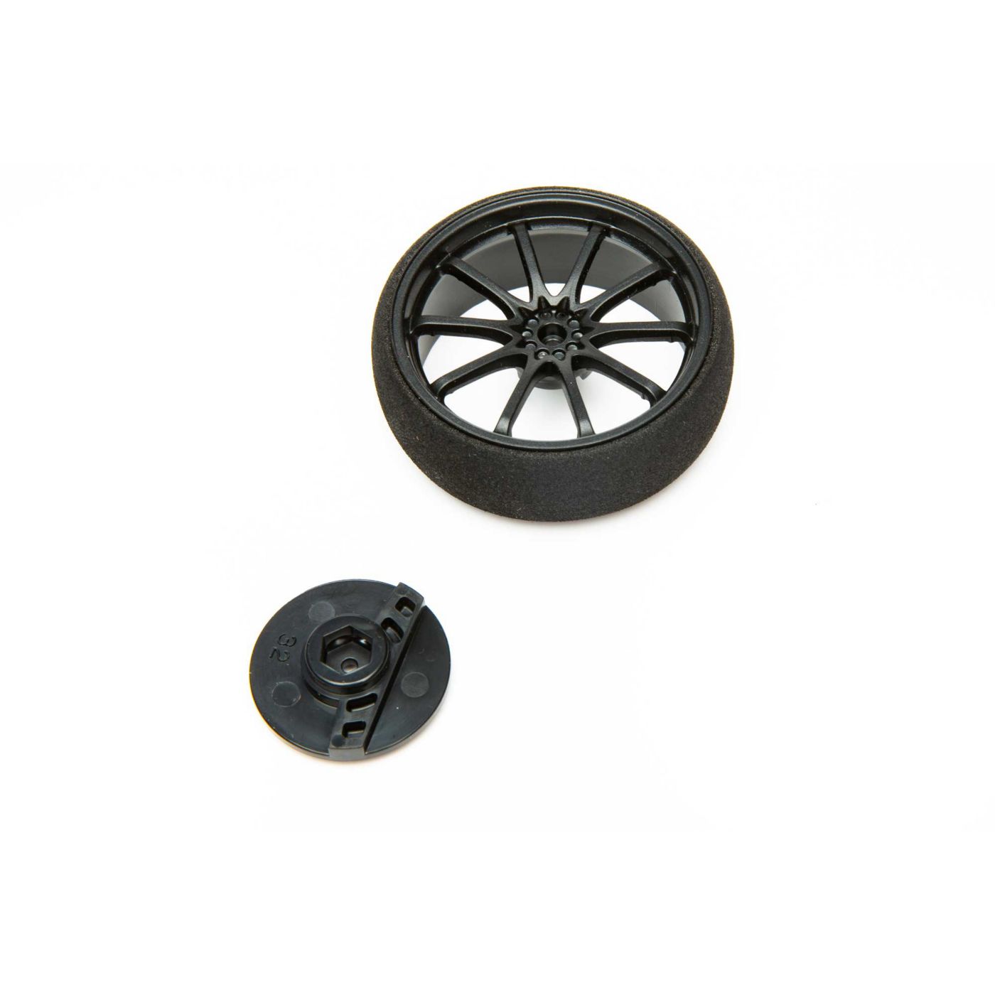 Spektrum Large Wheel - Black DX5Pro 6R 5C SPM9061