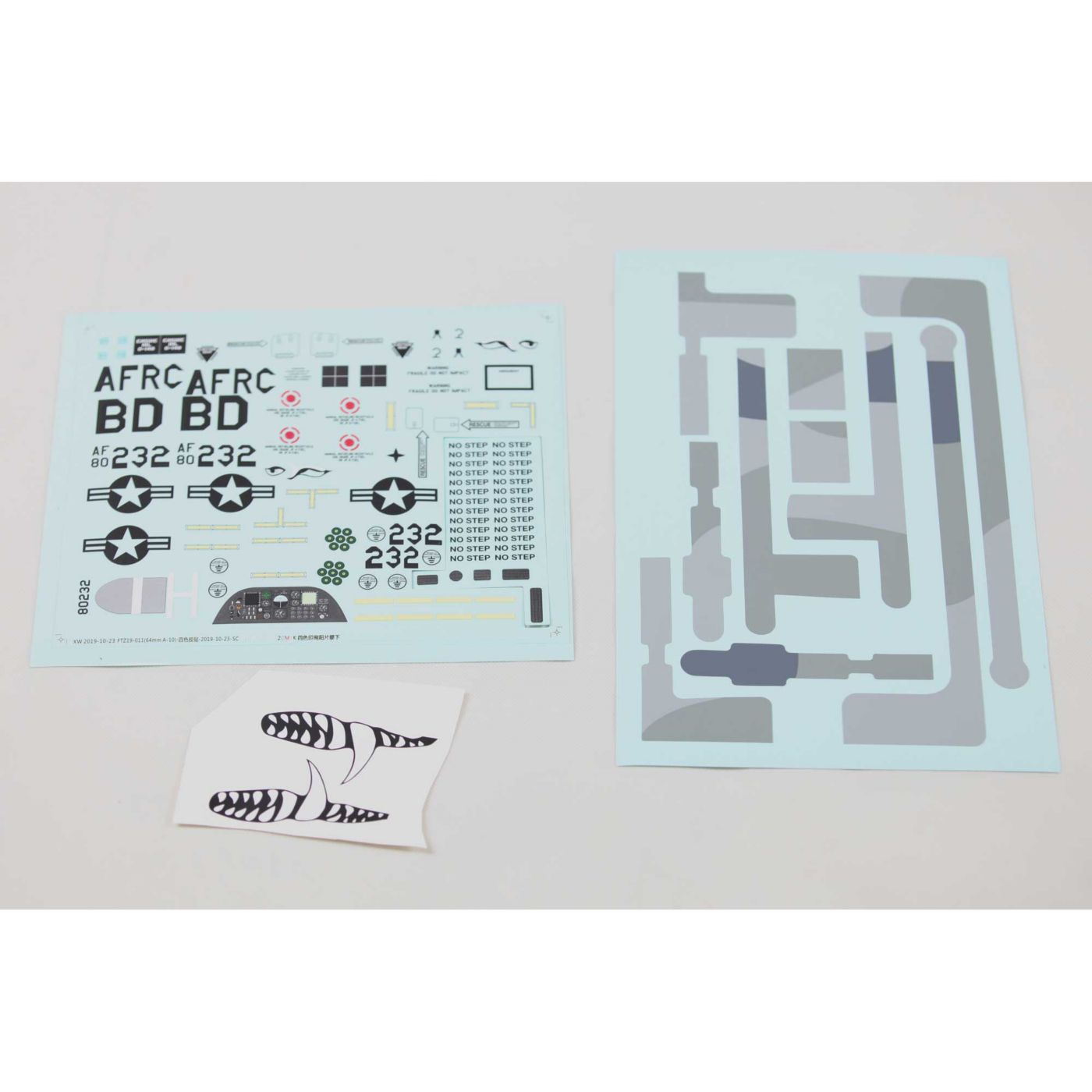 E-Flite Decal Set: A-10 Thunderbolt II 64mm EDF EFL01186