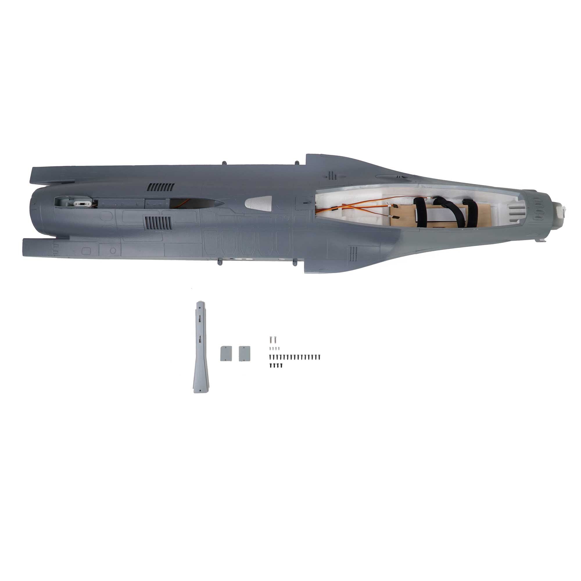 E-Flite Fuselage, Grey: F-16 Falcon 80mm EFL87876