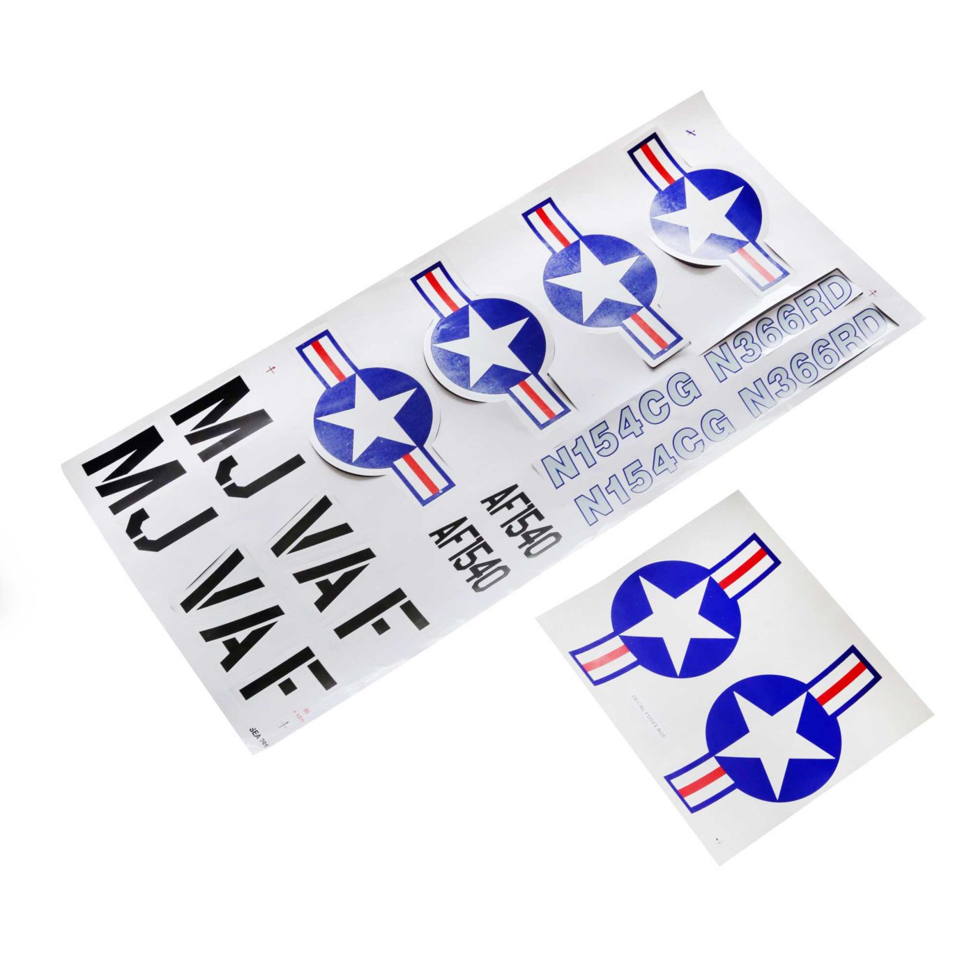 Hangar 9 Decal Sheet: Van's RV-4 30cc HAN488524