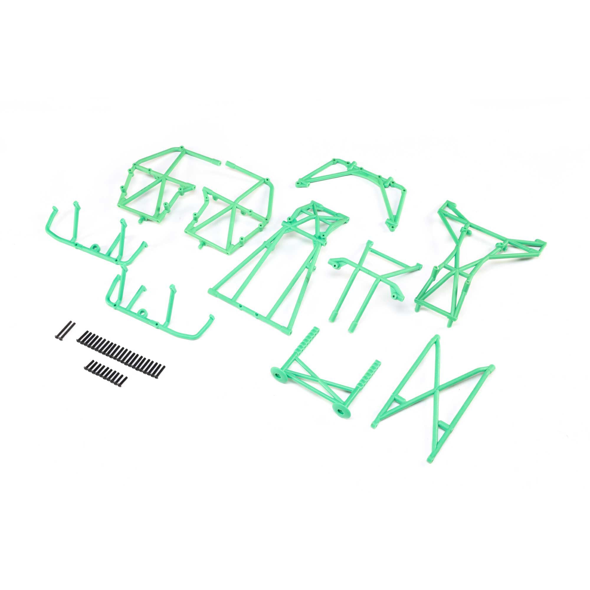 Losi Cage Set, Complete, Green: LMT LOS241027