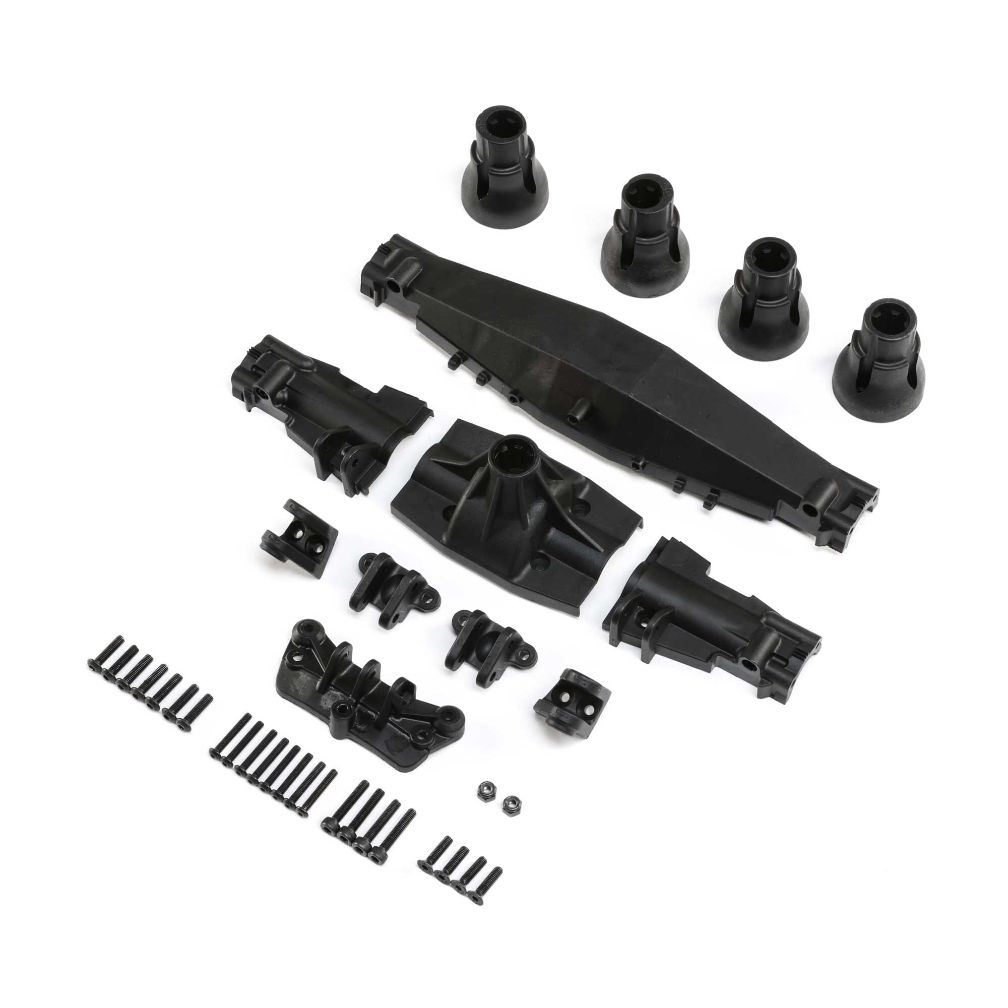 Losi Axle Housing Set Complete, Rear: LMT LOS242030