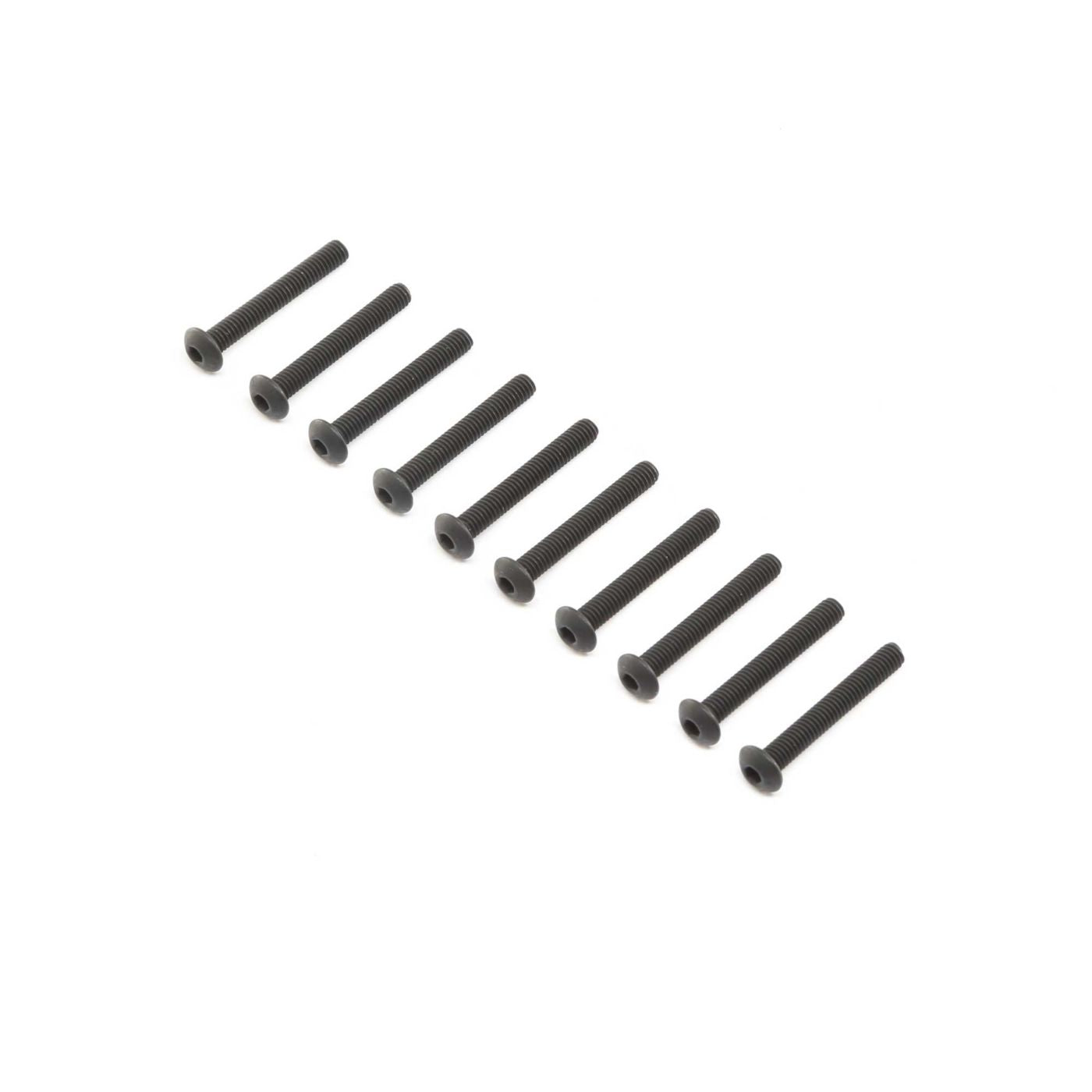 Losi Button Head Screws Stl BO M4 x 30mm (10) LOS255011