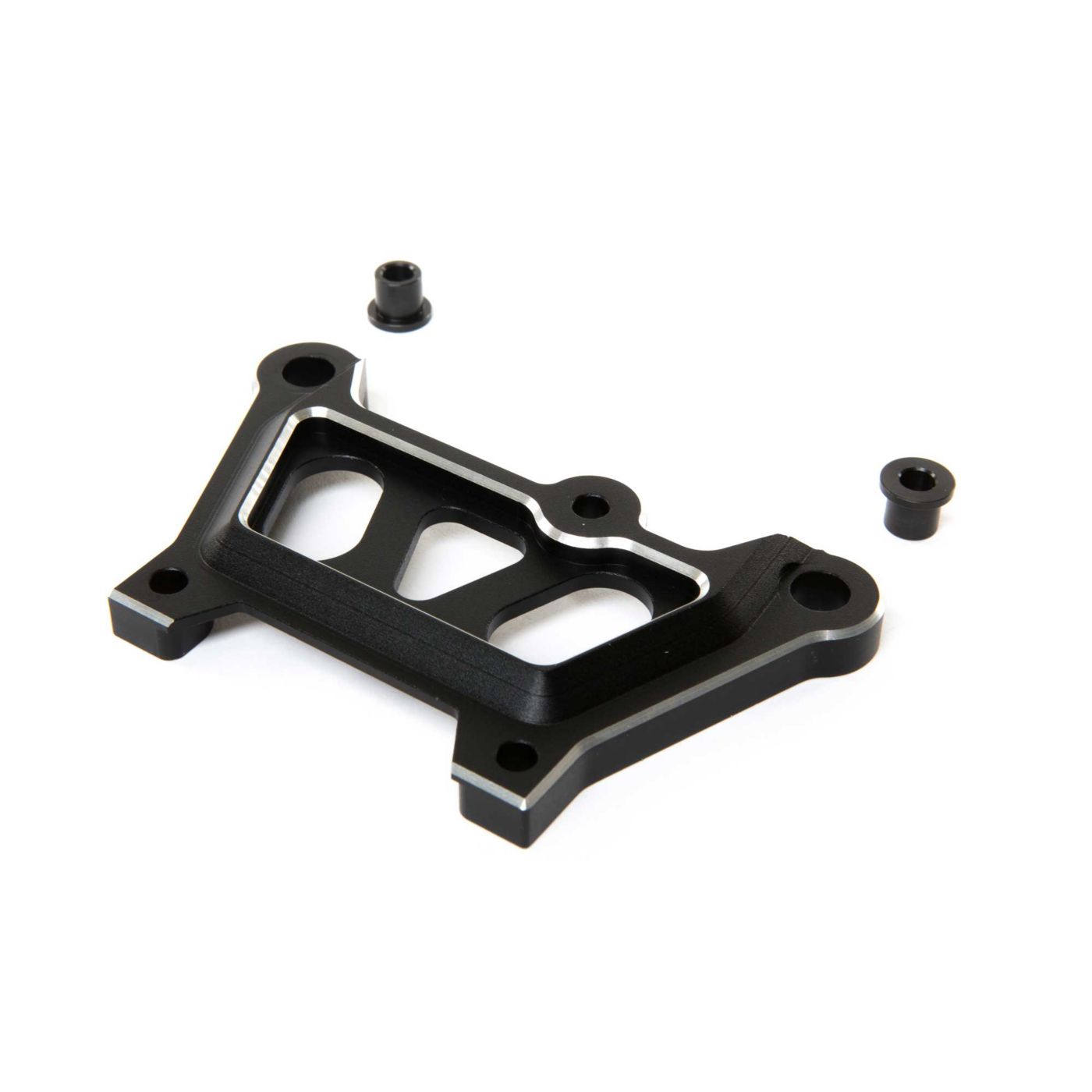 Losi Front Top Plate Black Aluminum: DBXL-E LOS351008