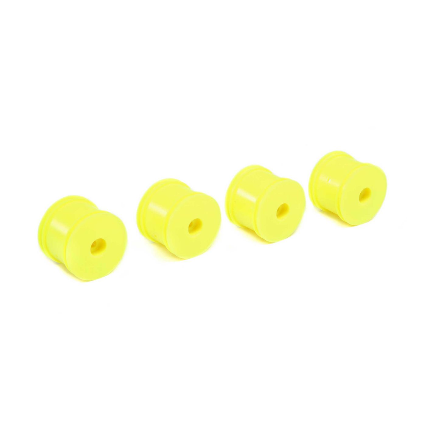 Losi FR/RR Wheel, Yellow (4): Mini-T 2.0 LOS41011