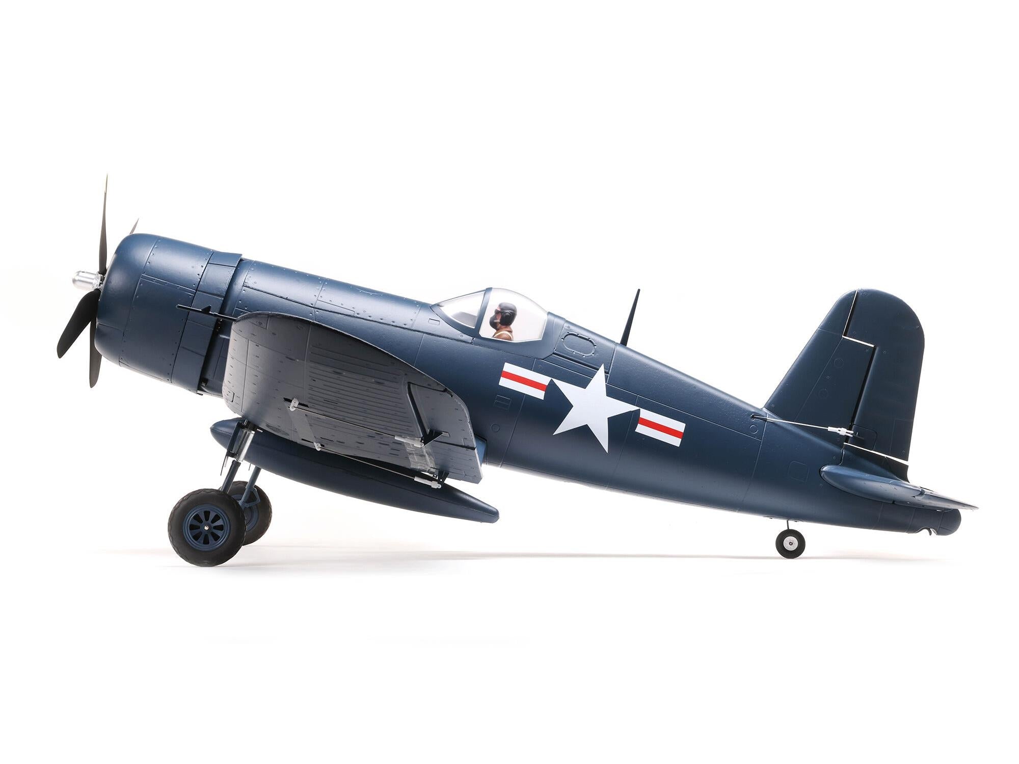 E-Flite F4U-4 Corsair 1.2m BNF Basic with AS3X and SAFE Select EFL18550