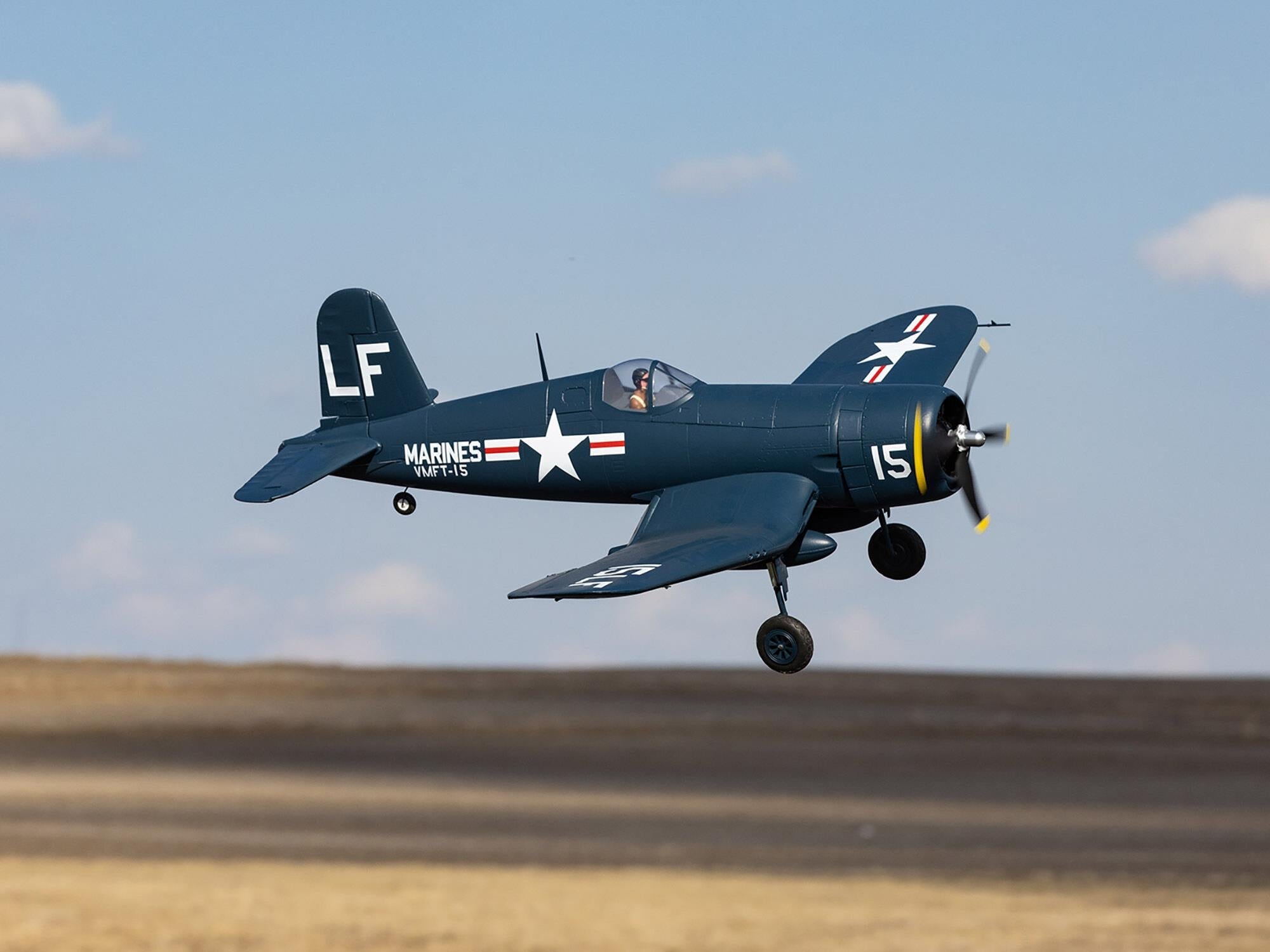 E-Flite F4U-4 Corsair 1.2m BNF Basic with AS3X and SAFE Select EFL18550