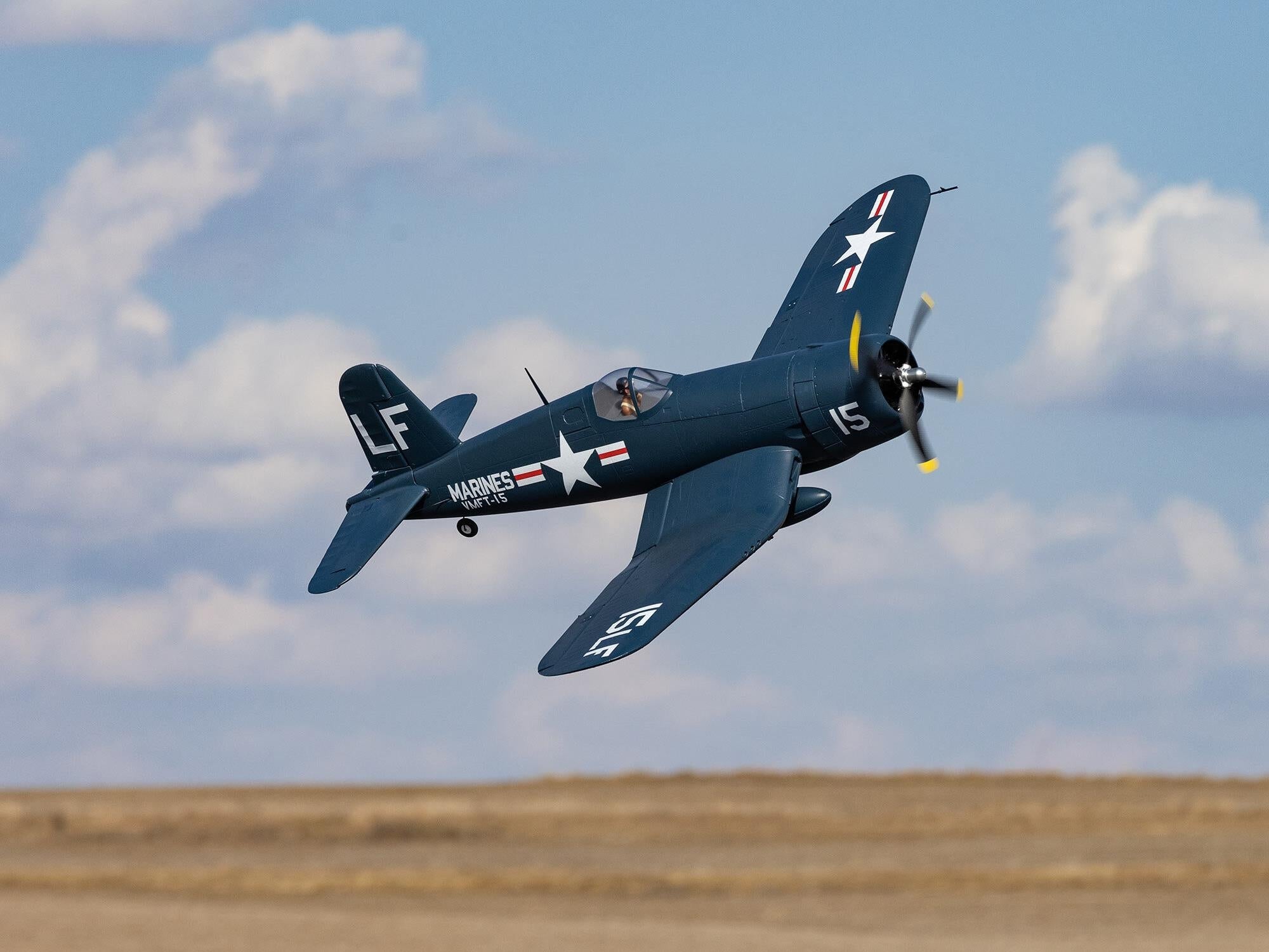 E-Flite F4U-4 Corsair 1.2m BNF Basic with AS3X and SAFE Select EFL18550