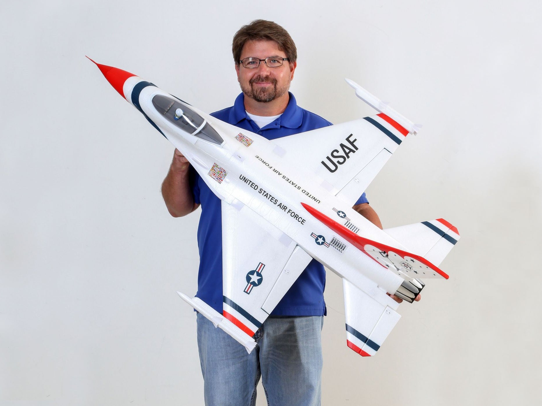 E-Flite F-16 Thunderbirds 70mm EDF BNF Basic with AS3X and SAFE Select EFL78500