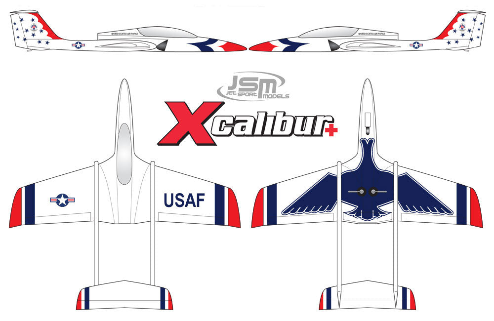 JSM Xcalibur+ Thunderbird Scheme Package Jet JSM002/TPACK