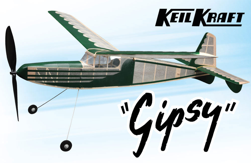 Keil Kraft Gipsy Kit 40" Free-Flight Rubber Duration KK2050