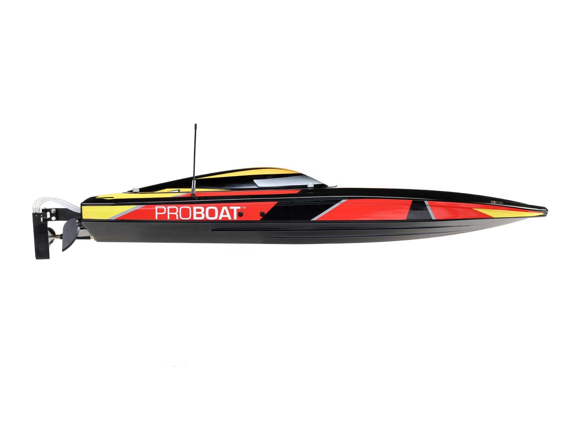 ProBoat Sonicwake V2 36" Self-Righting Brushless Deep-V RTR - Red/Black PRB08032V2
