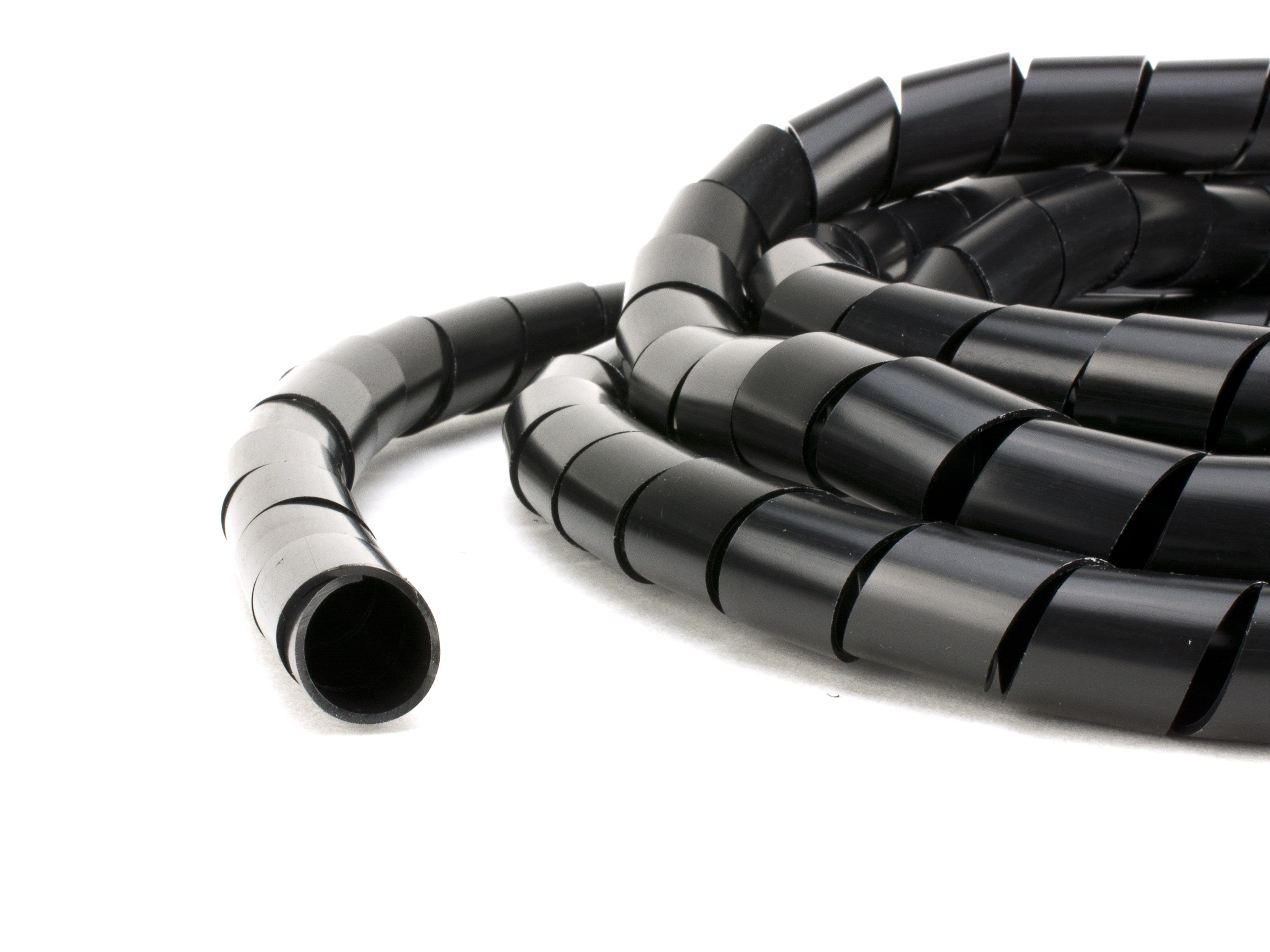 6mm Black Spiral Wrap ideal for Wiring, Air or Fuel