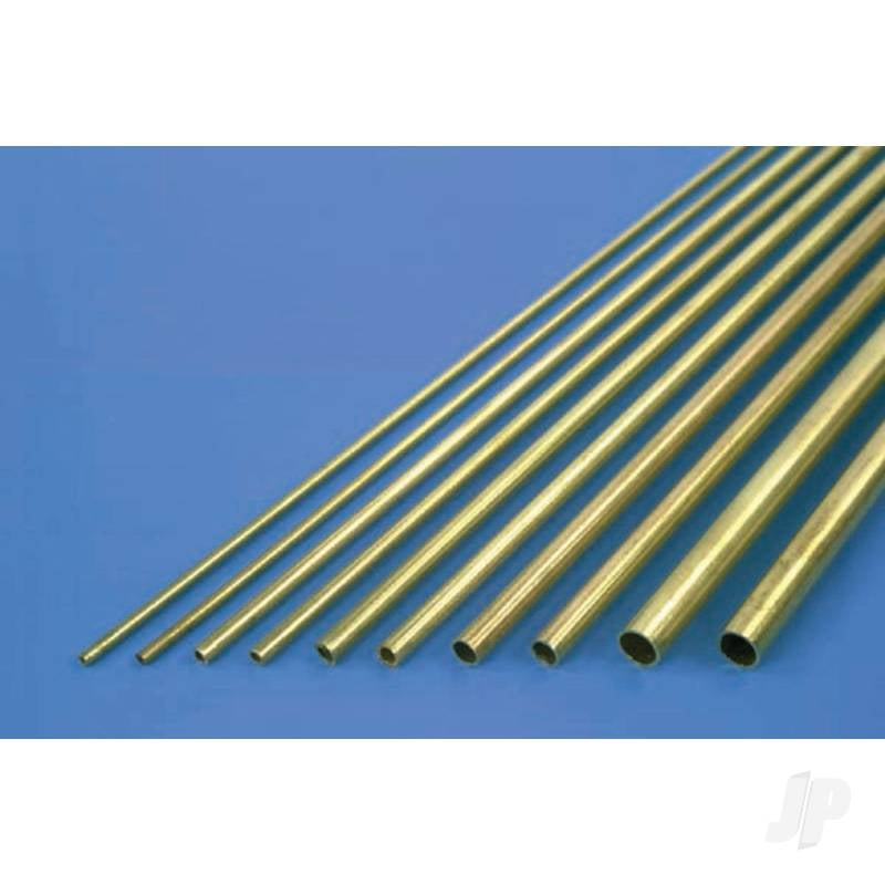 K&S 2mm x 1m Round Brass Tube, .45mm Wall (3 Pack) 3920