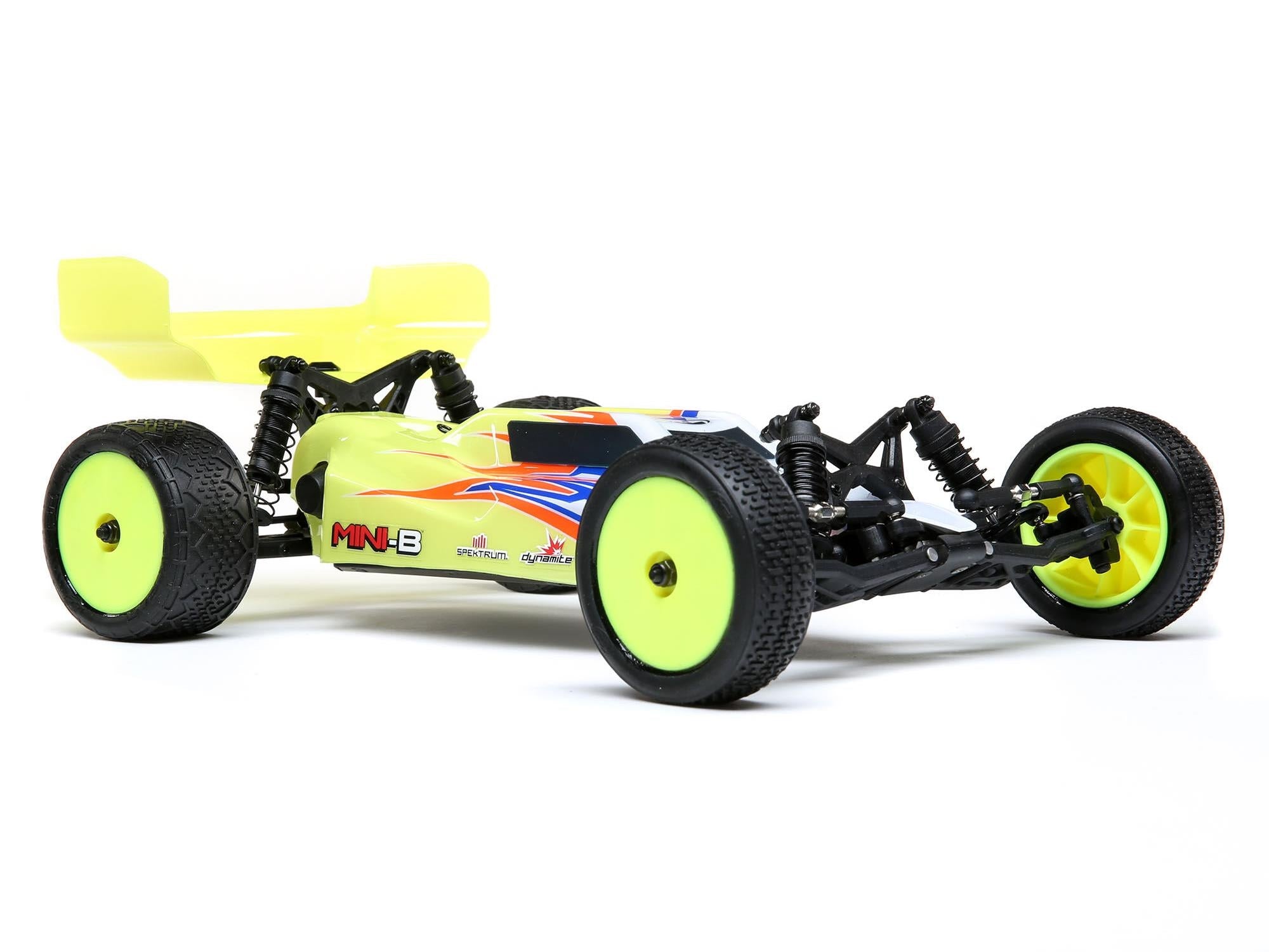 Losi 1/16 Mini-B Brushed RTR 2WD Buggy - Yellow/White LOS01016T3