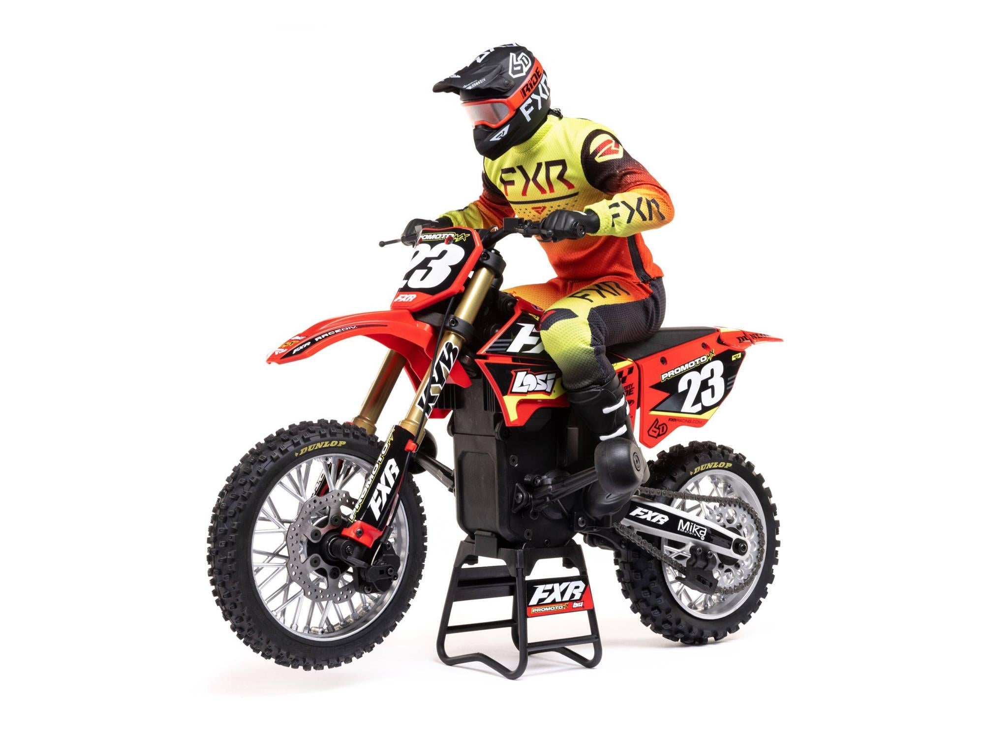 1/4 Promoto-MX Motorcycle RTR, Club MX (Red) C-LOS06000T1