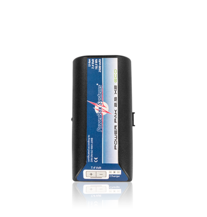 PowerPak 2.5 X 2 Eco 2500mAh 7.4v Li-Ion Powerbox Battery 2520