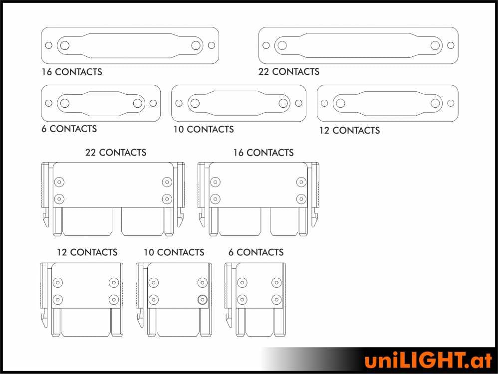 UniLight UniConnect Cable Connection Set 6 Primary RTR