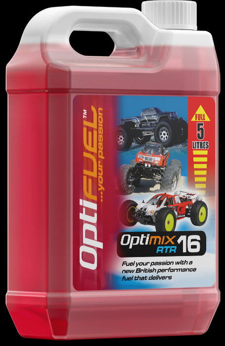 Optifuel Optimix RTR 16% Car Nitro Glow Fuel 5L OP1003K