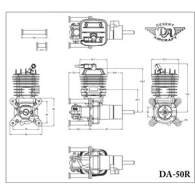 Desert Aircraft DA50R Petrol Engine