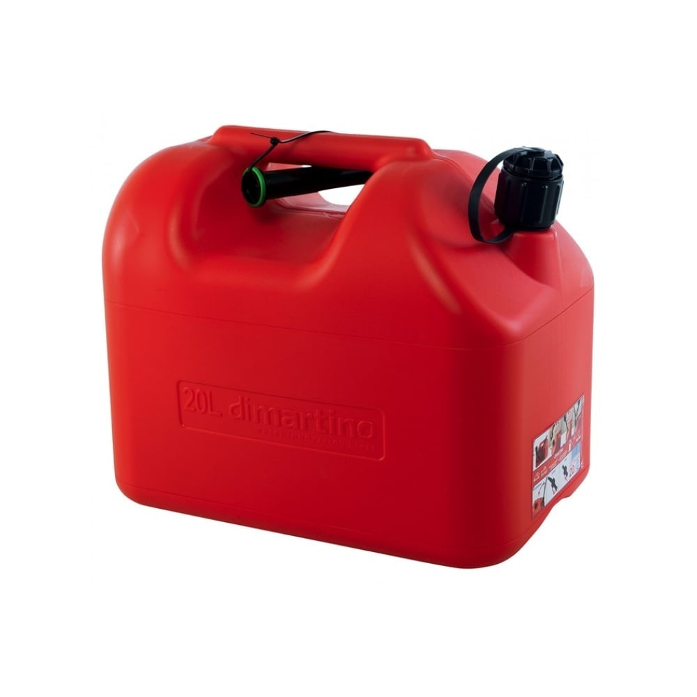 Dimartino Jerry Can Fuel Tank 20 Litre 2 Spout Approved Transport Road Rail Sea & Air 20L As used on the Nexus Fuel Caddy