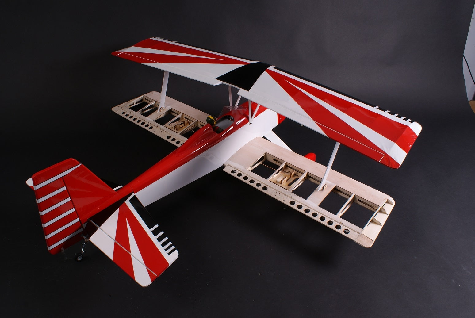 Max Thrust Pro-Build Balsa Double Trouble ARTF Red - IC or Electric 1-MT-BALSA-D/T-R