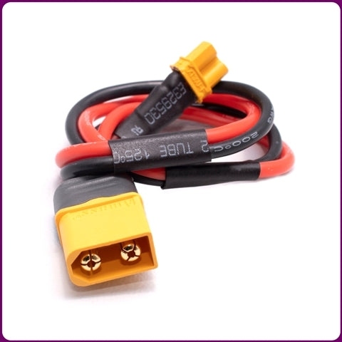 ECU Battery Cable 30cm MR30 Connector from Xicoy Bat30Mr30