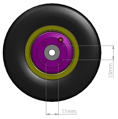 Electron Magnetic Brake Unit with 6mm axle Insert Electromagnet Version 2016 on 
