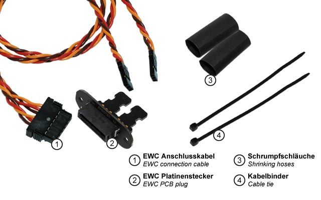 EMCOTEC Wing Connector Kit EWC6 100cm (39.37in) EWC6 A85099