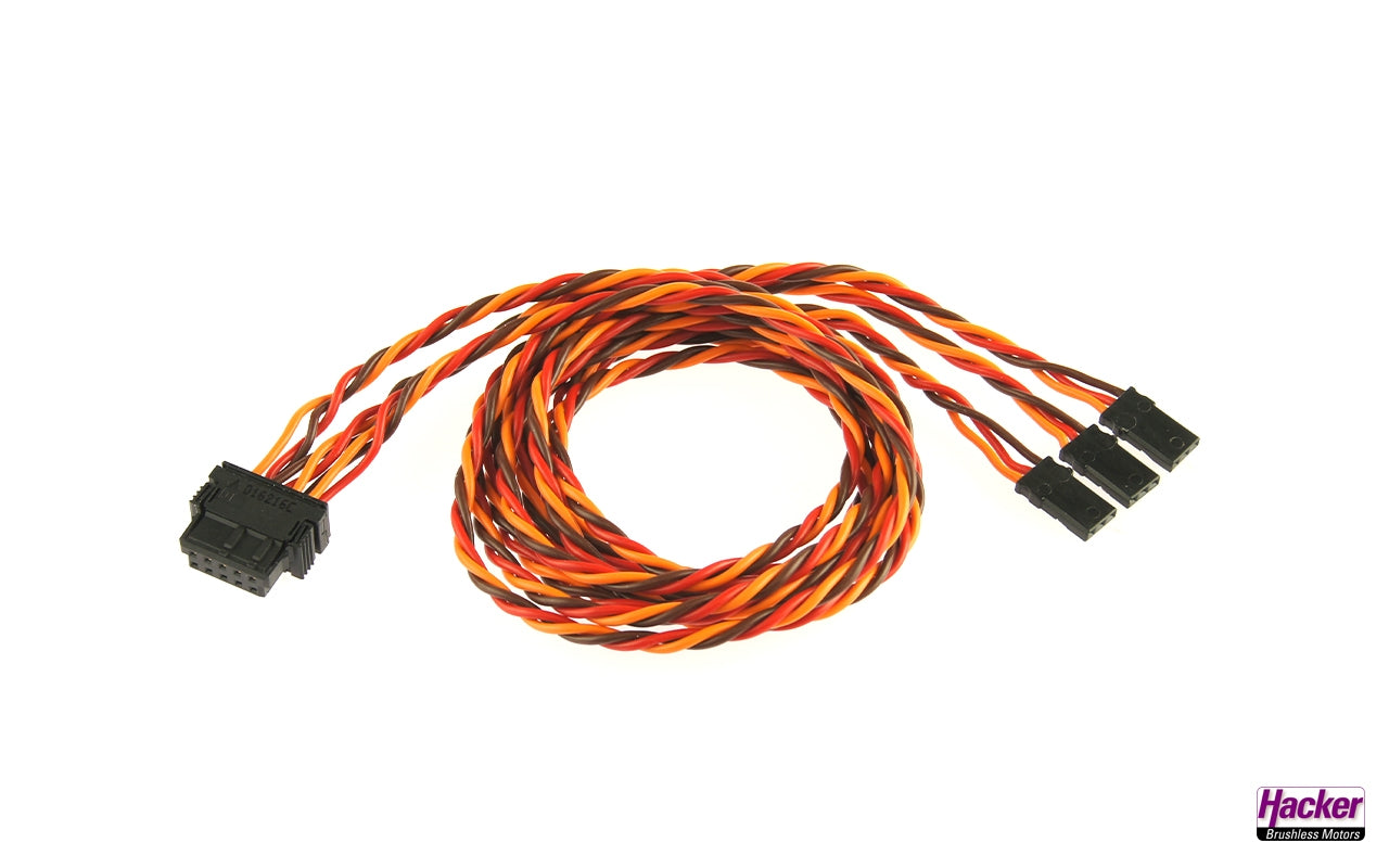 Hacker EWC9 Fuselage Cable With JR Sockets 70cm A85113