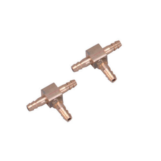 Robart Brass T 1/8OD 1/16ID (Pack Of 2) RB225 758936225003