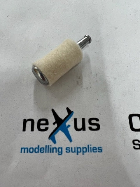 Felt Clunk Filter ideal for Petrol & Jet Fuel Large for 1/8 Tygon or 6mm Festo Tube