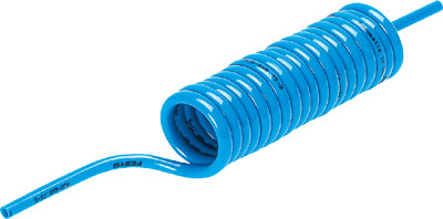 Festo Spiral plastic tubing 4mm diameter tube 100mm long. Ideal for Air Compressors & pumps