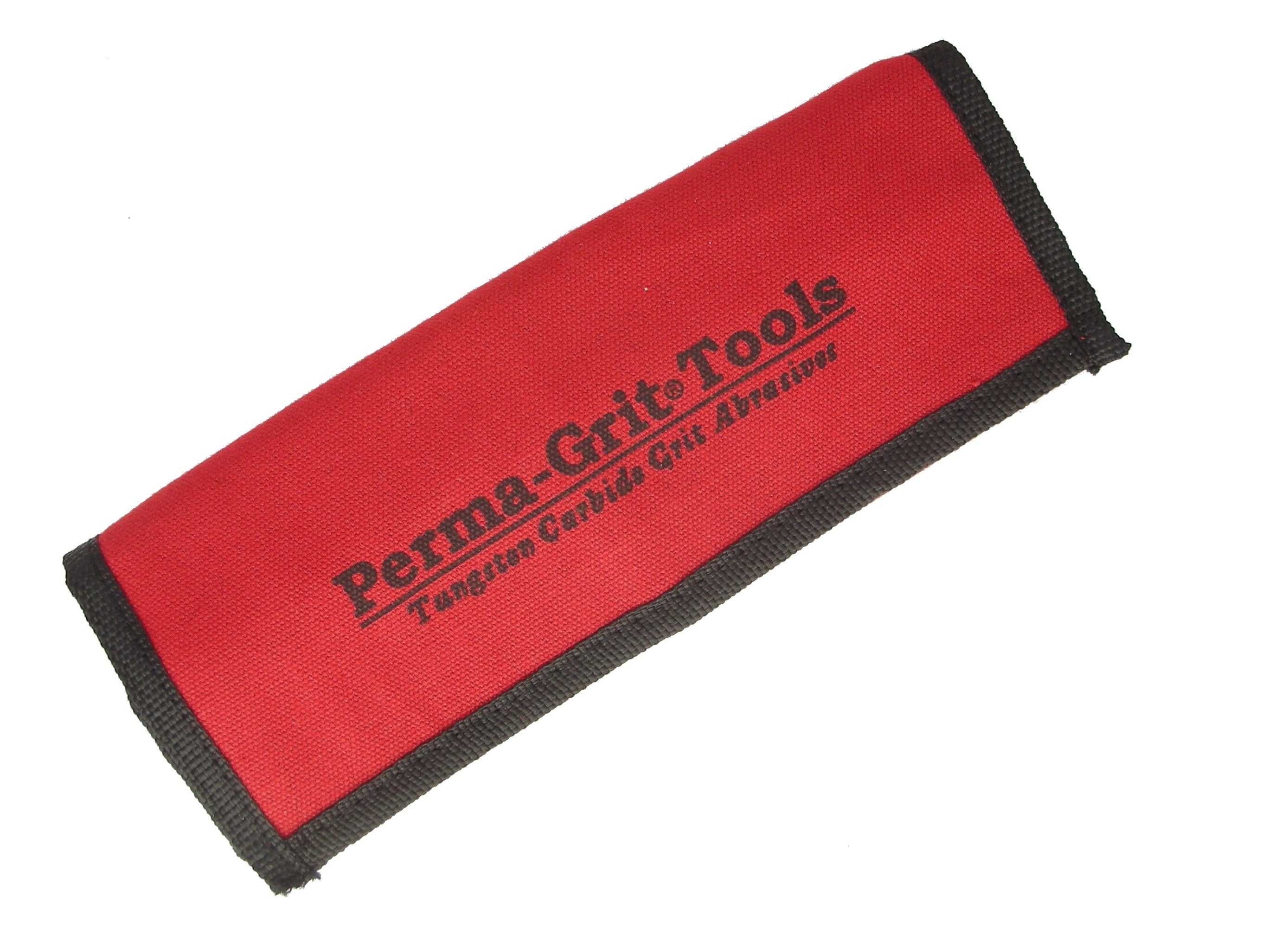 Perma-Grit Red Needle File Tool Wallet with Velcro Fastening  TR-2