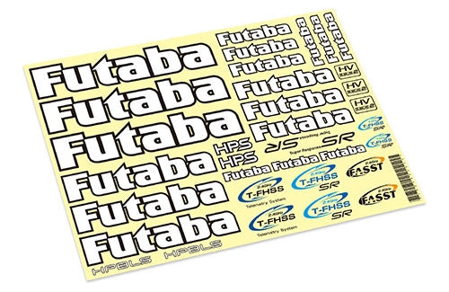 Futaba Car Decal Sheet (P-FUTDEC-CAR)