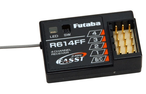Futaba R614FF Receiver 2.4GHz FASST R614FF/2-4G