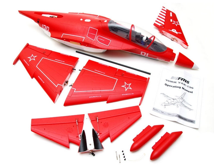 FMS Yak 130 EDF 70MM V2 ARTF W/O TX/RX/BATT FMS108P