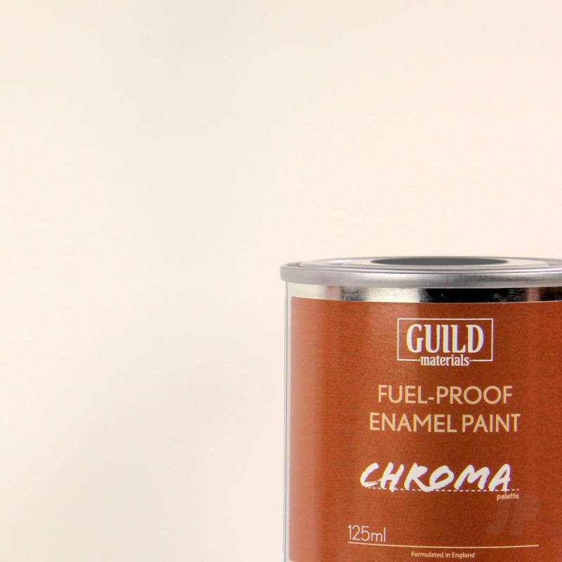 Guild Materials Matt Enamel Fuel-Proof Paint Chroma White (125ml Tin)