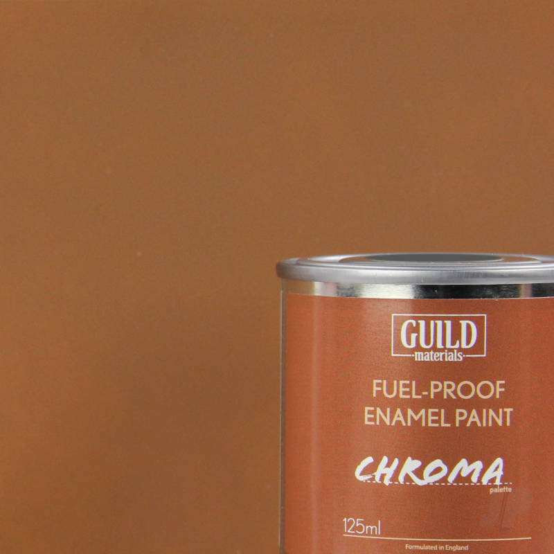 Guild Materials Matt Enamel Fuel-Proof Paint Chroma Dark Earth (125ml Tin)