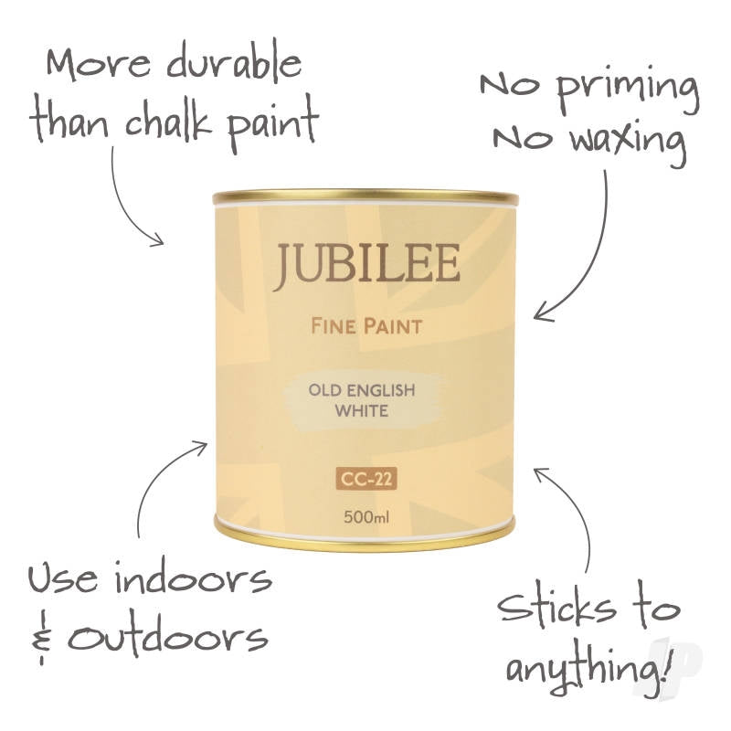 Jubilee Maker Paint - Old English White (500ml) GLDJ105003