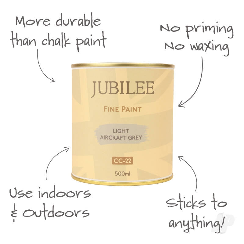 Jubilee Maker Paint - Light Aircraft Grey (500ml) GLDJ105004