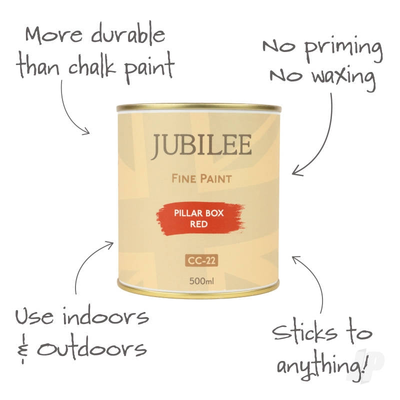 Jubilee Maker Paint - Pillar Box Red (500ml) GLDJ105008