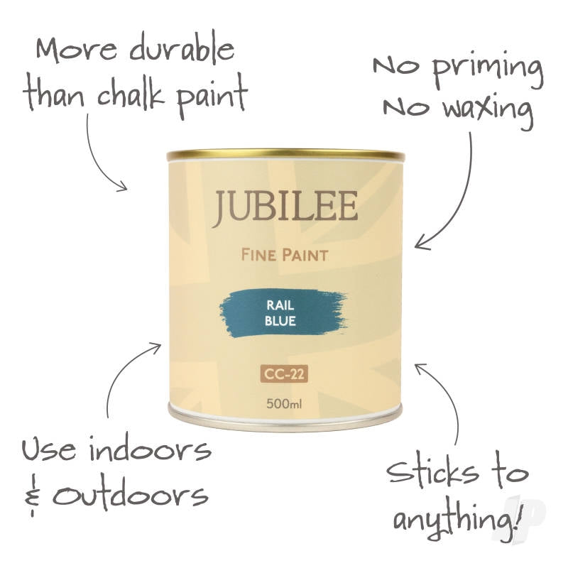 Jubilee Maker Paint - Rail Blue (500ml) GLDJ105026