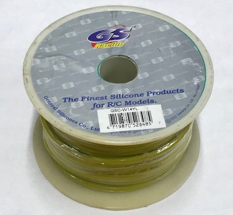 GS Silicone Wire 14awg - Yellow 100FT